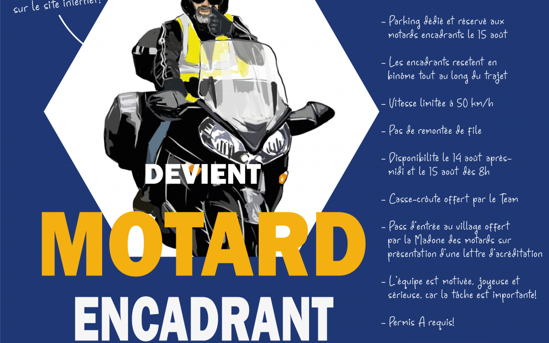 Recherche motard(e) encadrant(e)